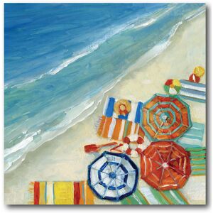 Courtside Market Wall Decor Beach Fun III Canvas Wall Art NoColor 16" x 16"