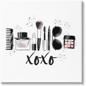 Stupell Xoxo Various Glam Makeup Canvas Wall Art by Alison Petrie NoColor 36 x 36