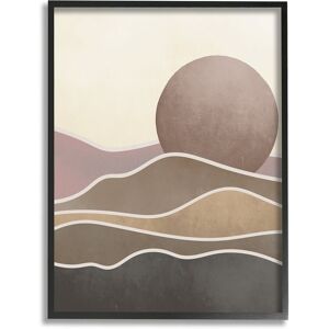 Stupell Boho Desert Sun Dunes Modern Framed Giclee Wall Art by Lil' Rue NoColor 24 x 30