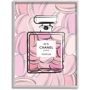Stupell Pink Macaron Dessert Perfume Fashion Bottle Wall Art Pink 11 x 14