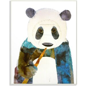 Stupell Watercolor Cutout Collage Panda by Marley Ungaro NoColor 13" x 1" x 19"
