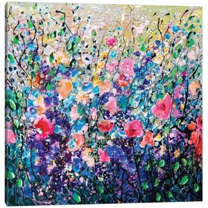 iCanvas Colorful Flowers Painting by OLena Art Wall Art NoColor 12" x 12"