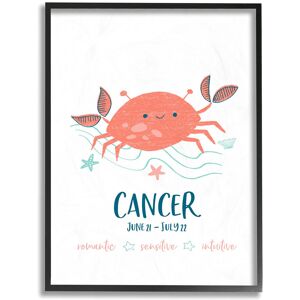 The Kids Room by Stupell Fun Modern Zodiac Cancer NoColor 16" x 20"