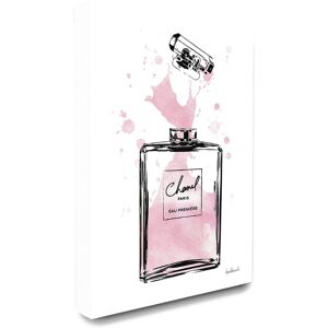 Stupell Pretty Pink Watercolor Perfume Bottle Splash NoColor 24" x 30"
