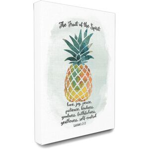 Stupell Home Decor The Fruit of the Spirit Multicolored Pineapple NoColor 16" x 20"