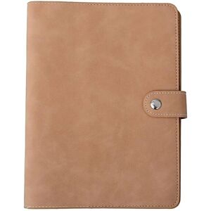 Multitasky Vegan Leather Beige Notebook With Sticky Note Ruler Beige NoSize