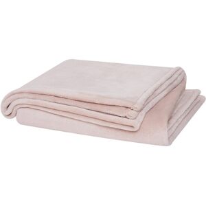 Cannon Solid Plush Throw BLUSH 50" x 60"