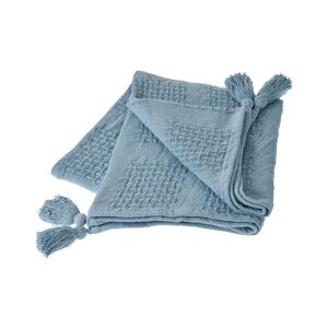 LR Home Beiley Blue Solid Throw Blanket Blue NoSize