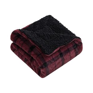 Sutton Home Printed Fur To Sherpa Throw Blanket NoColor 50x60