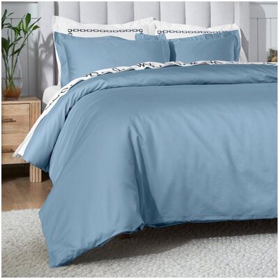 Superior 650 Thread Count Egyptian Cotton Solid Duvet Cover Set NoColor Full/Queen Superior 650 Thread Count Egyptian Cotton Solid Duvet Cover Set NoColor Full/Queen