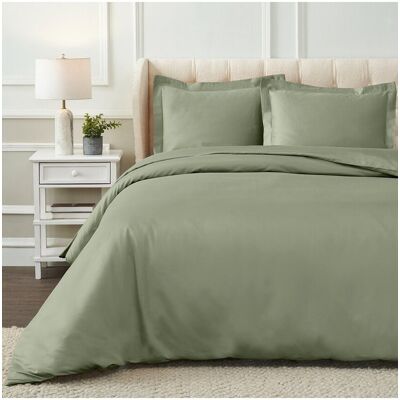 Superior 1200 Thread Count Egyptian Cotton Solid Duvet Cover Set NoColor Full/Queen Superior 1200 Thread Count Egyptian Cotton Solid Duvet Cover Set NoColor Full/Queen
