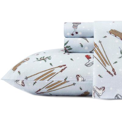 Eddie Bauer Snow Days Flannel Sheet Set NoColor Queen Eddie Bauer Snow Days Flannel Sheet Set NoColor Queen