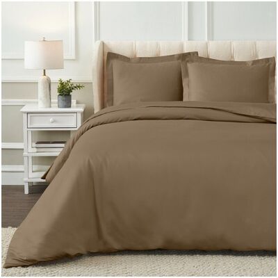 Superior 1200 Thread Count Egyptian Cotton Solid Duvet Cover Set NoColor Full/Queen Superior 1200 Thread Count Egyptian Cotton Solid Duvet Cover Set NoColor Full/Queen