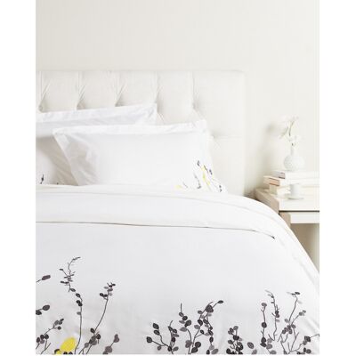 Superior Reed Floral 3pc Button Closure Cotton Duvet Cover Set NoColor Full/Queen Superior Reed Floral 3pc Button Closure Cotton Duvet Cover Set NoColor Full/Queen