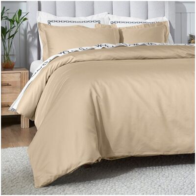 Superior 650 Thread Count Egyptian Cotton Solid Duvet Cover Set White Full/Queen Superior 650 Thread Count Egyptian Cotton Solid Duvet Cover Set White Full/Queen