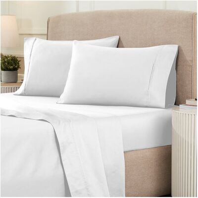 Superior Solid 1000 Thread Count Egyptian Cotton Deep Pocket Sheet Set NoColor Queen Superior Solid 1000 Thread Count Egyptian Cotton Deep Pocket Sheet Set NoColor Queen