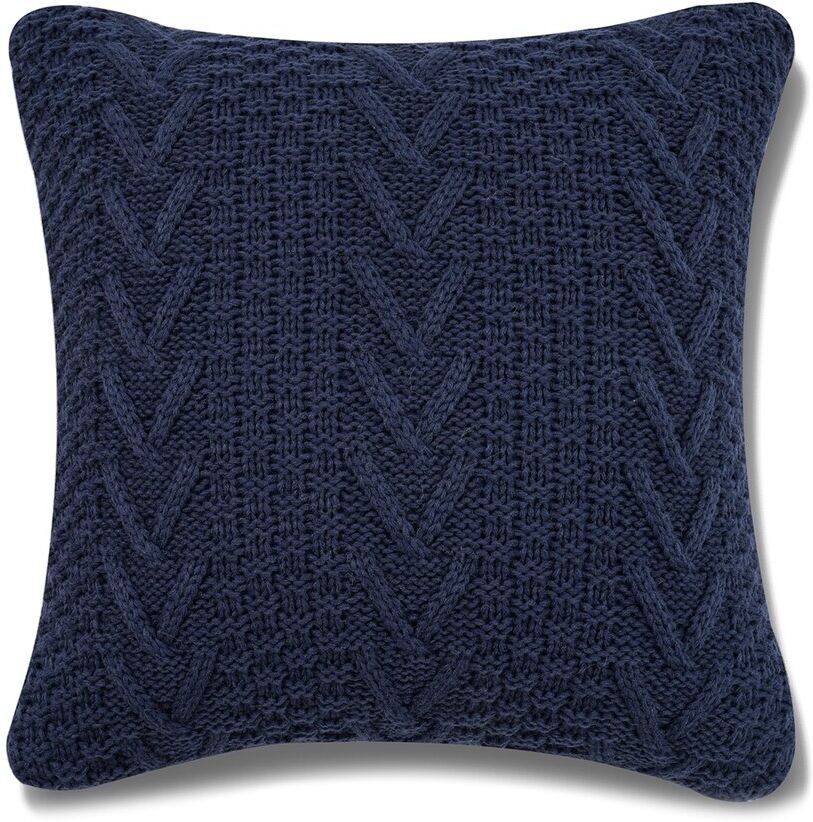 Evergrace Retree Sueter Knit Assent Pillow Navy 20" x 20"