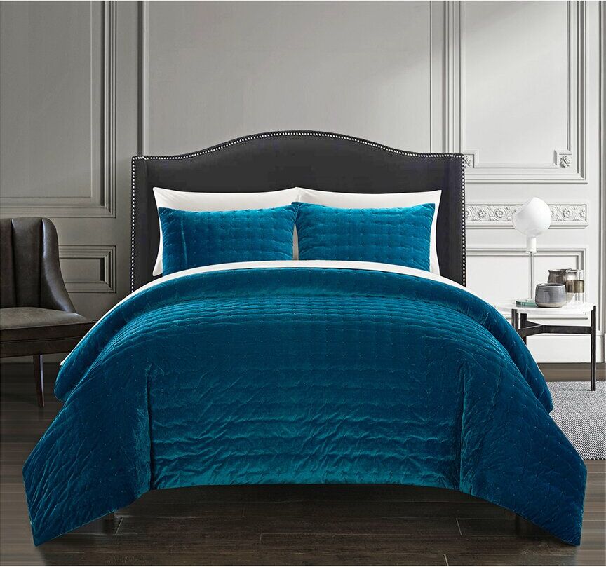 Chic Home Chaya Comforter Set Teal King