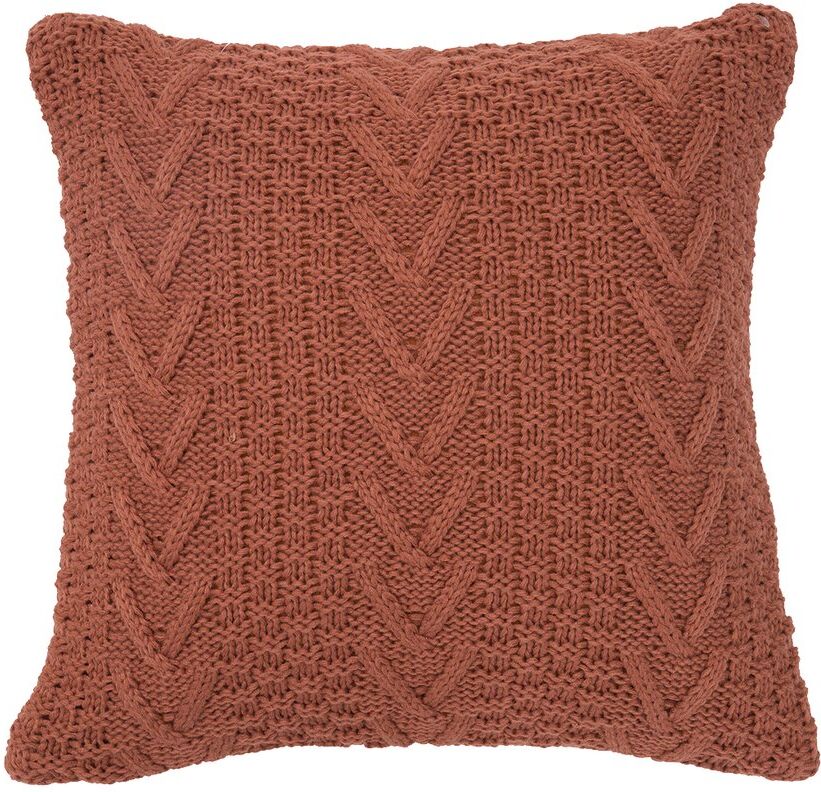 Evergrace Retree Sueter Knit Assent Pillow Brown 20" x 20"