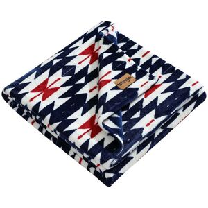 Wrangler Navajo Ultra Soft Plush Fleece Reversible Throw Blanket NoColor 50" x 70"