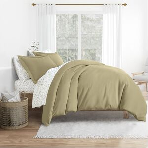 Home Collection Bedding Bundle Duvet Cover, Comforter & Sheet Set Green Twin