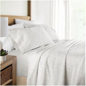 Home Collection 300 Thread Count 4pc Cotton Pattern Sheet Set Green King