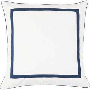 Melange Home Mlange Home Percale Classic Double Border Euro Sham Set Navy 26" x 26"