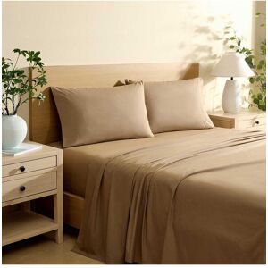 Nautica 200 Thread Count Bayview Solid Cotton Percale Sheet Set NoColor Twin