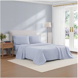 Tommy Hilfiger 180 Thread Count TH Performance Percale Cotton Cooling Finish Sheet Set NoColor Twin