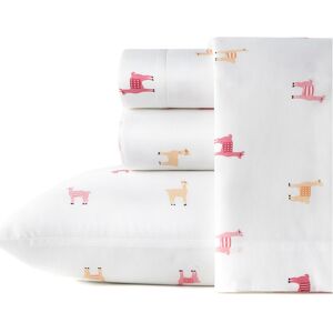 Poppy & Fritz Miss Llama Pink Sheet Set NoColor Twin
