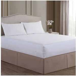 All-In-One Zippered Mattress Cover Encasement With Bug Blocker White King
