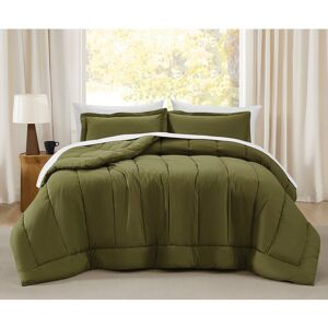 Brooklyn Loom Oversized Cotton Percale 3pc Comforter Set NoColor Full/Queen