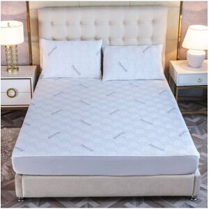 Bibb Home Charcoal Infused Waterproof Mattress Protector NoColor Full