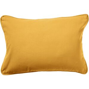 Montague & Capulet Cotton Velvet Lumbar Pillow NoColor 14x20