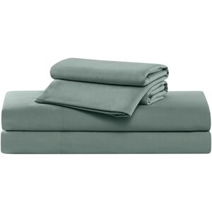 Truly Soft Green Solid Sheet Set NoColor Twin