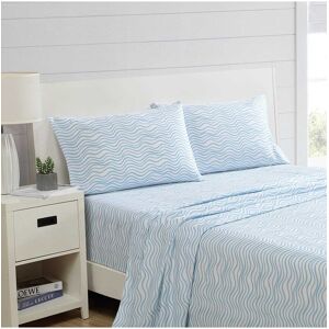 Nautica Lineary Waves Lightweight Sheet Set NoColor Full