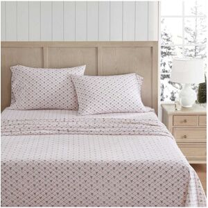 Martha Stewart Holiday Bows Cotton Flannel Sheet Set NoColor Twin