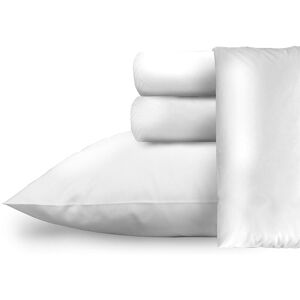 Dormisette 250tc Luxury German Flannel Hemstitch Sheet Set White Queen