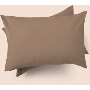 Dr. Weil Collection by Purecare Dr. Weil/PureCare Garment Washed Percale Pillow Sham Set NoColor King