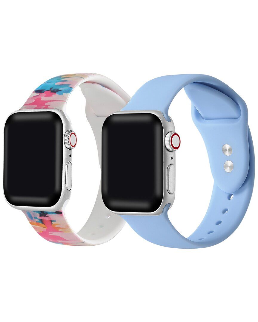 Posh Tech Unisex 2-Pack Silicone Band Bundle NoColor NoSize