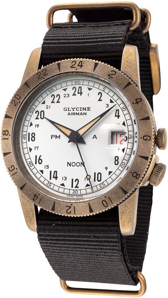 Glycine Men's Airman Vintage Noon Watch NoColor NoSize