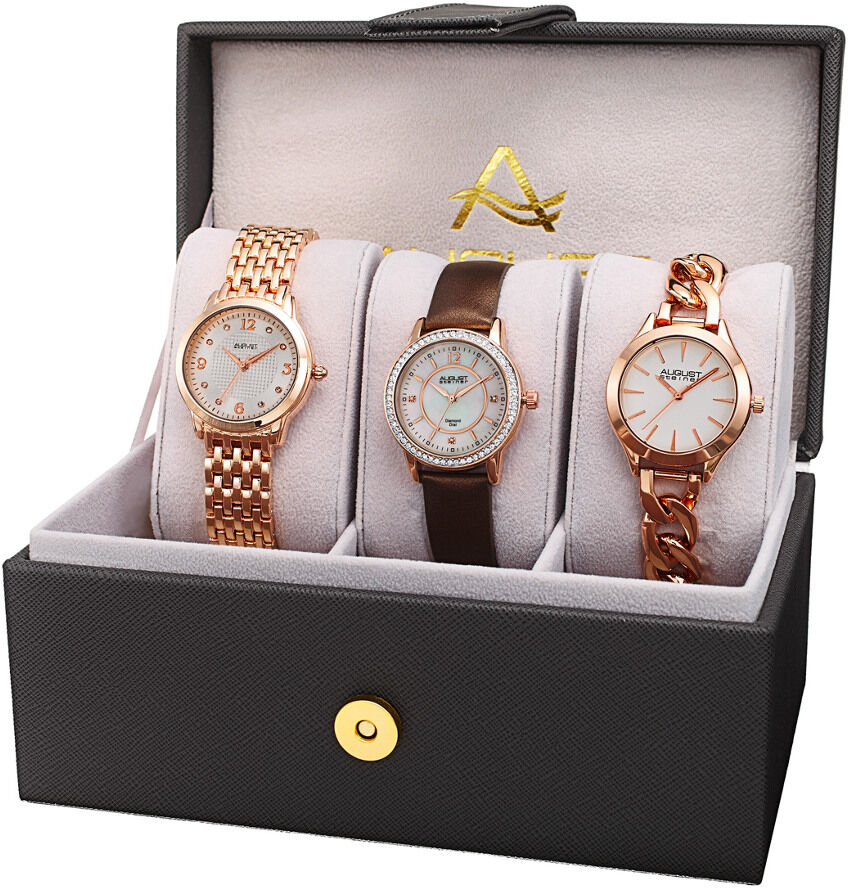 August Steiner Women's Set of 3 Watches NoColor NoSize