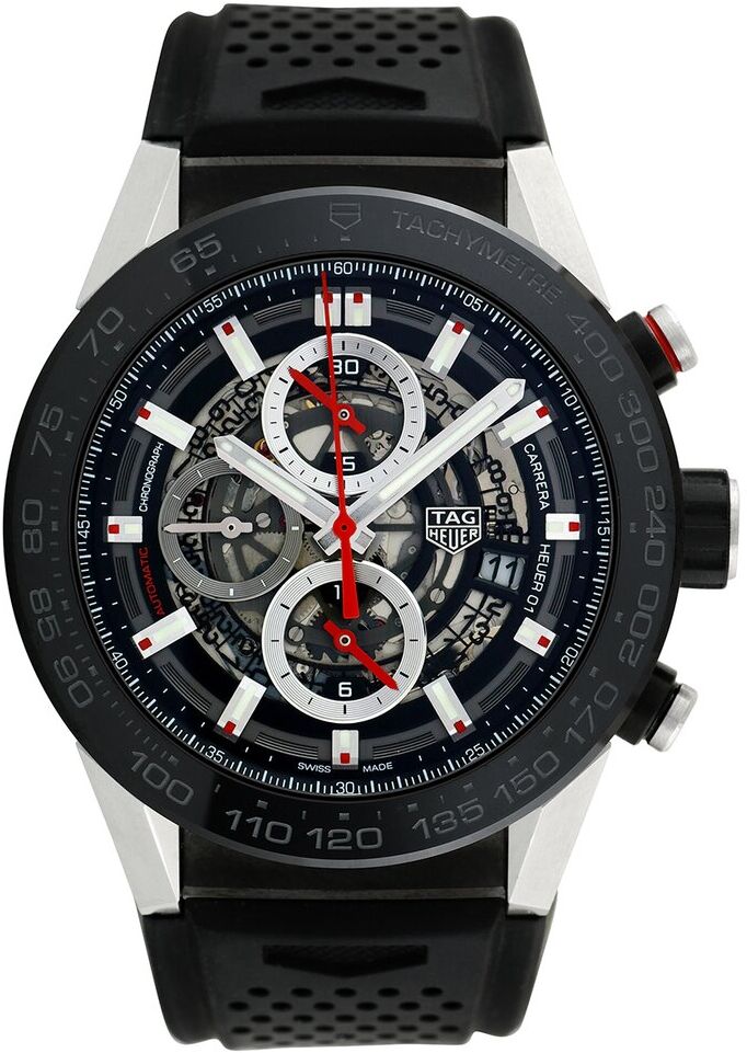 TAG Heuer Men's Carrera Calibre Heuer 01 Watch, Circa 2000s (Authentic Pre-Owned) NoColor NoSize