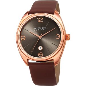 August Steiner Men's Leather Watch NoColor NoSize