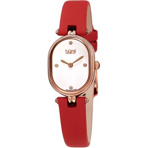 Brgi Burgi Women's Satin Over Leather Diamond Watch NoColor NoSize