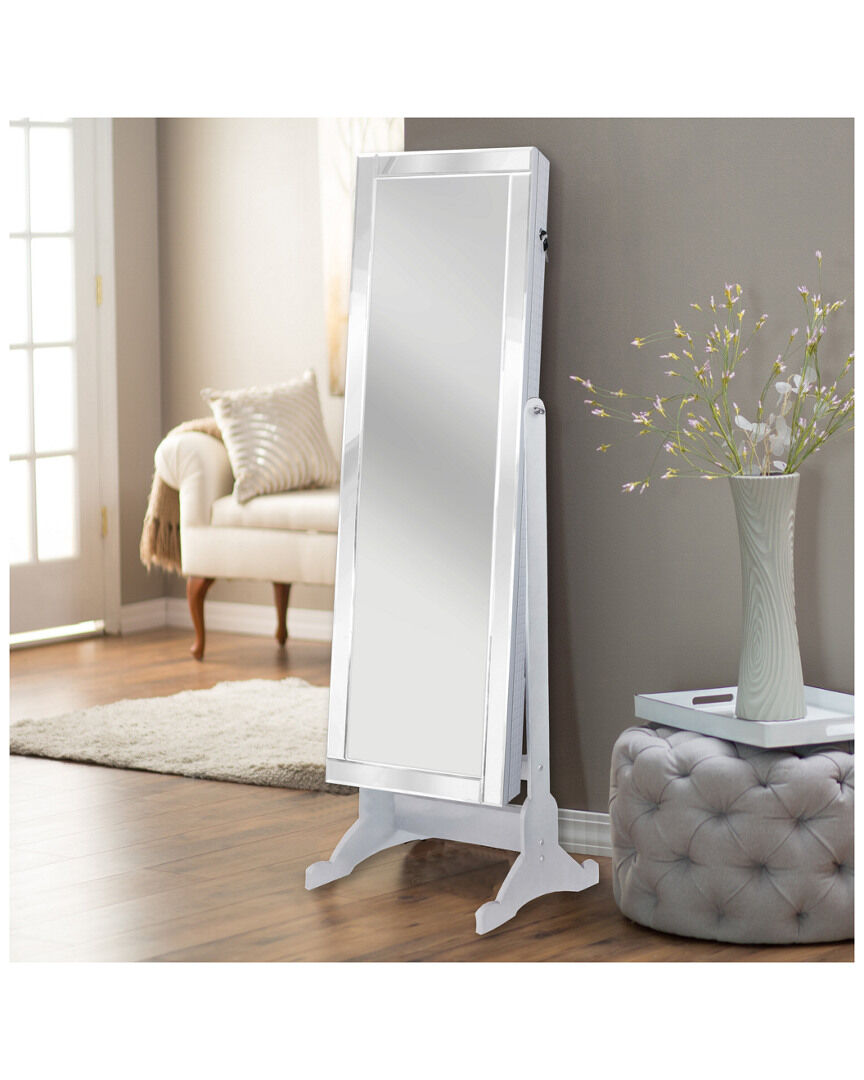 Chic Home Glam Cheval Mirror Jewelry Armoire NoColor NoSize