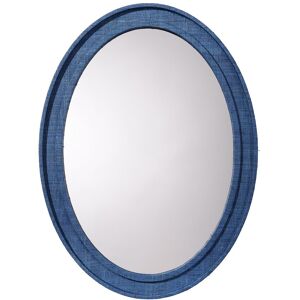 Jamie Young Co. Valley Raffia Oval Wall Mirror NoColor NoSize