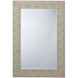 Jamie Young Co. Structure Shagreen Rectangle Mirror Beige NoSize