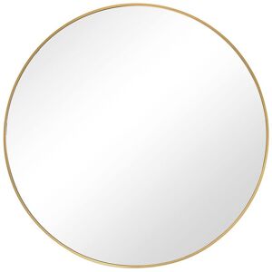 Hewson Brushed Gold Finish Plain Mirror Gold NoSize