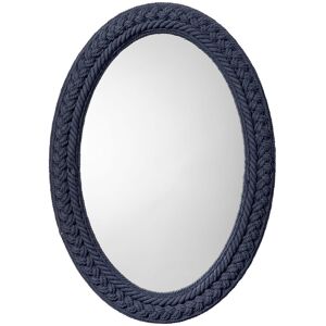 Jamie Young Co. Club Cotton Rope Braided Oval Wall Mirror NoColor NoSize